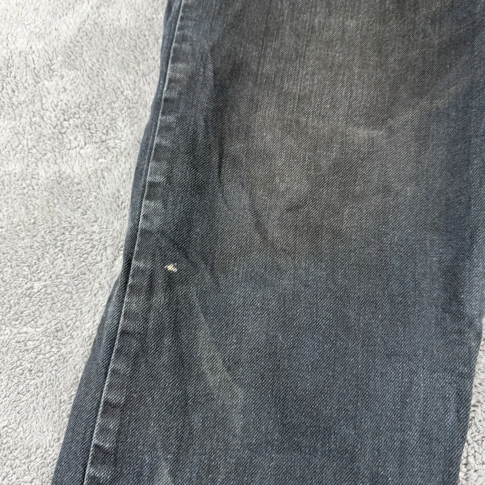 Signature‎ Levis S37 Slim Jeans Mens 36x32 Faded Black Denim Mid Rise